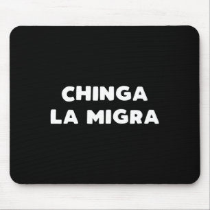 Alfombrilla De Ratón Funny Chinga La Migra Patrulla Fronteriza Mexicana