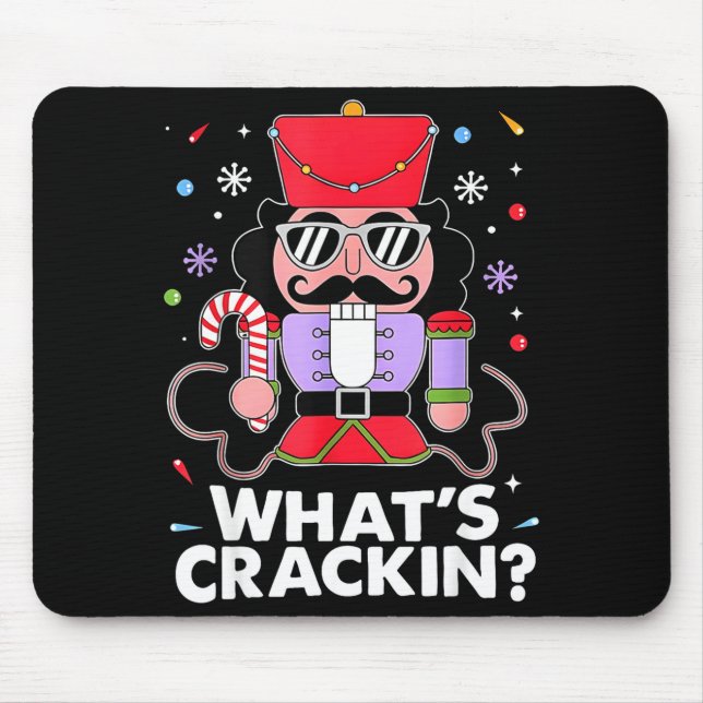 Alfombrilla De Ratón Funny Christmas Nutcracker Men Kids Teen Boys What (Frente)