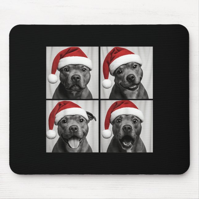 Alfombrilla De Ratón Funny Christmas Staffordshire Bull Terrier Santa P (Frente)