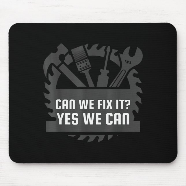 Alfombrilla De Ratón Funny Construction Worker, Bob The Builder Gag Gif (Frente)