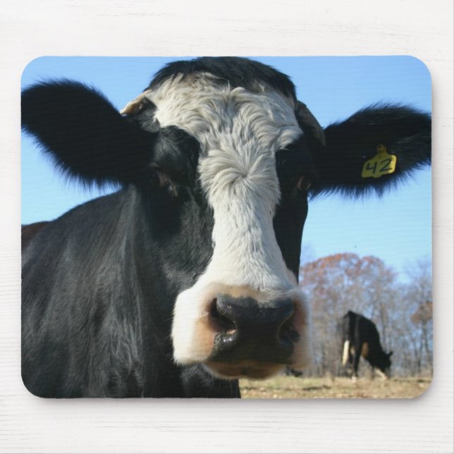 Alfombrilla De Ratón Funny Cow Mousepad (Frente)