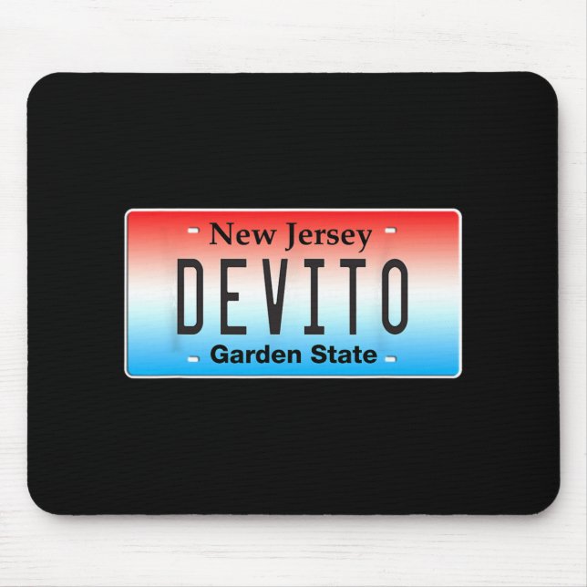 Alfombrilla De Ratón Funny Devito New Jersey Italian American Nj Cutlet (Frente)