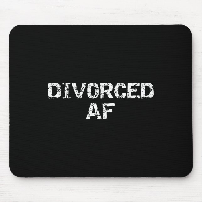 Alfombrilla De Ratón Funny Divorce Gag Gift For Men Happy Celebration D (Frente)