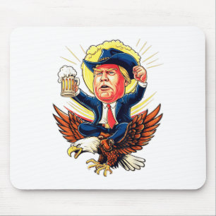 Alfombrilla De Ratón Funny Donald Trump 2024 retrotrae a Estados Unidos