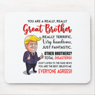 Alfombrilla De Ratón Funny Donald Trump Eres Un Gran Hermano _1