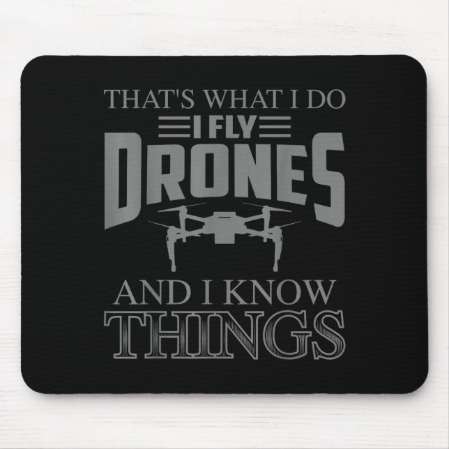 Alfombrilla De Ratón Funny Drone Art For Men Women Boys Drone Racing Dr (Frente)