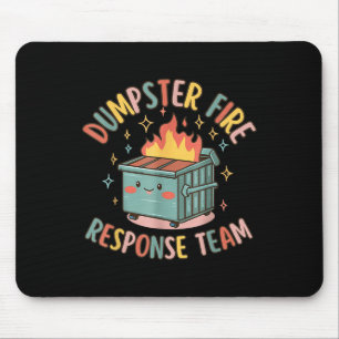 Alfombrilla De Ratón Funny Dumpster Fire Response Team Chaos Meme