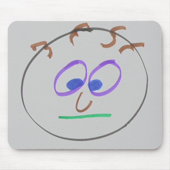 Alfombrilla De Ratón Funny Faces Mouse Pad (Frente)