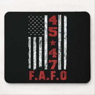 Alfombrilla De Ratón Funny Fafo Trump, presidente de la Camisa 47 Trump