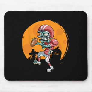Alfombrilla De Ratón Funny Footll Zombie Player Halloween Football Spor
