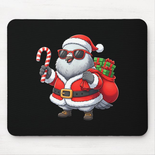 Alfombrilla De Ratón Funny Geon Christmas Santa Outfit Xmas Boys Girls  (Frente)
