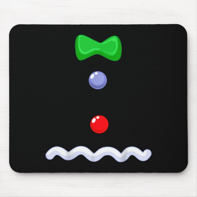 Alfombrilla De Ratón Funny Gingerbread Man Christmas Costume  (Frente)