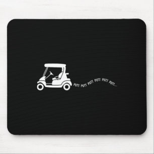 Alfombrilla De Ratón Funny Golf Gift Golf Carro Chiste Putt Birthday Go