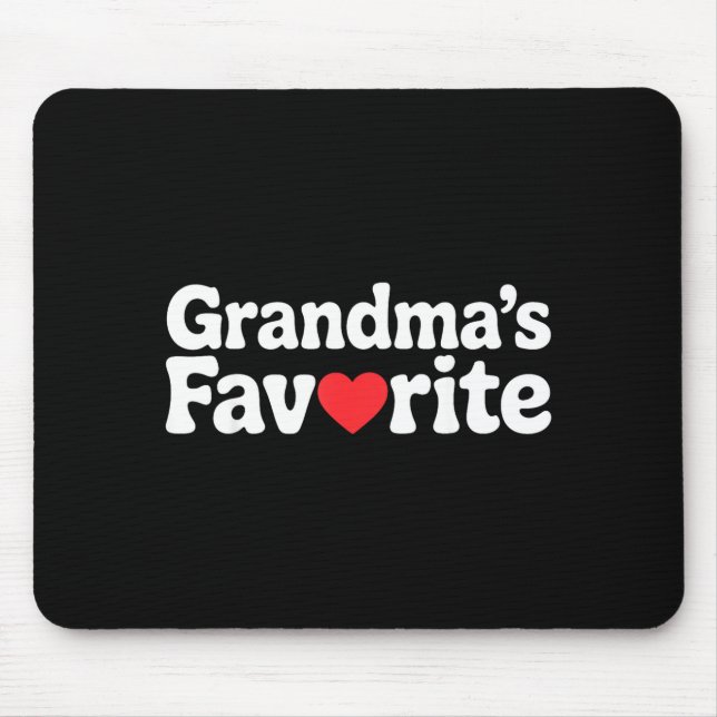Alfombrilla De Ratón Funny Grandmas Favorite Family Humor Tees For Men  (Frente)