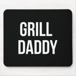 Alfombrilla De Ratón Funny Grill Daddy Bbq y fumar para el día del padr