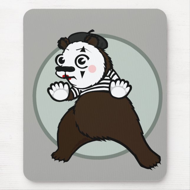 ALFOMBRILLA DE RATÓN FUNNY GRIZZLY BEAR MIME VERTICAL MOUSE PAD (Frente)