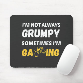 Alfombrilla De Ratón Funny Grumpy Gamer Quote Design