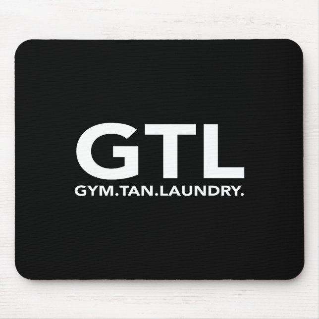 Alfombrilla De Ratón Funny Gtl Gift - Funny Gym Tan Laundry New Jersey  (Frente)