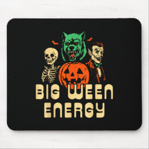 Alfombrilla De Ratón Funny Halloween Big Ween Energy Uni