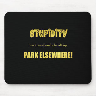 Alfombrilla De Ratón Funny Handicap Parking Chiste