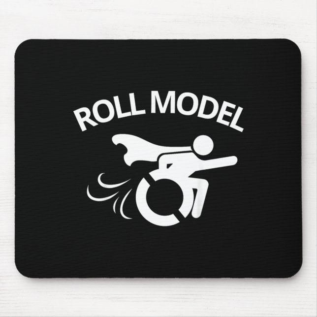 Alfombrilla De Ratón Funny Handicapped Sarcastic Wheelchair  (Frente)