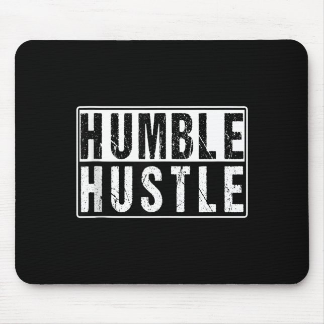 Alfombrilla De Ratón Funny Hustle Gift For Men And Women Cool Humble In (Frente)