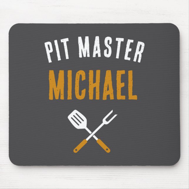 Alfombrilla De Ratón Funny Id Smoke That Name Bbq Grilling Dad  (Frente)