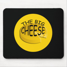 Alfombrilla De Ratón Funny Jefe Queso Grande Mousepad