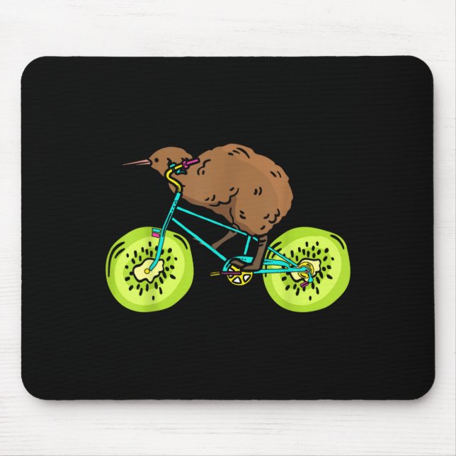 Alfombrilla De Ratón Funny Kiwi Biker Cycling Gift New Zealand  (Frente)