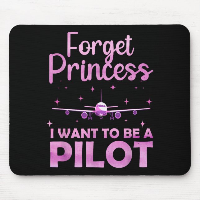 Alfombrilla De Ratón Funny Lot Design For Women Girl Aviation Airplane  (Frente)