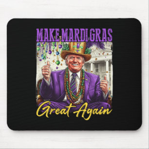 Alfombrilla De Ratón Funny Mardi Gras Donald Trump Mardi Gras Estadouni