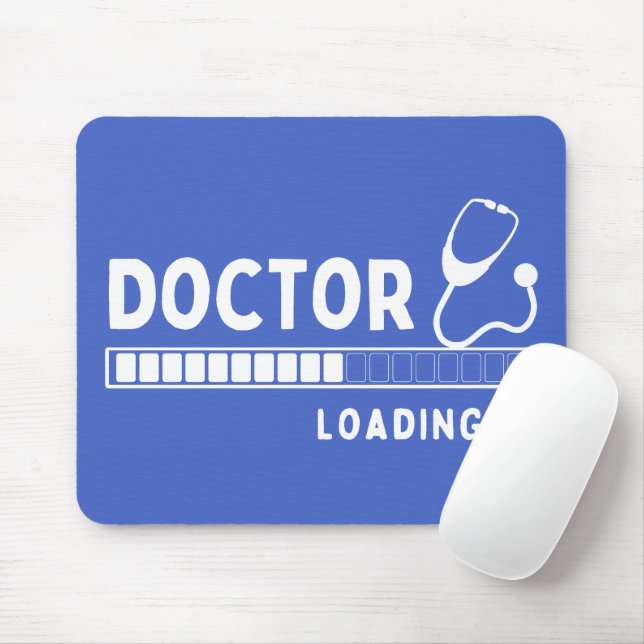 Alfombrilla De Ratón Funny Médica cargando bar Médica de futuro médico (Con ratón)