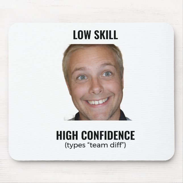 Alfombrilla De Ratón Funny Meme Gamer Mousepad Low Skill (Frente)