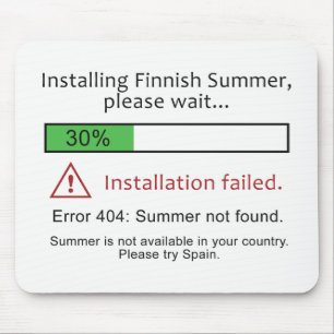 Alfombrilla De Ratón Funny mousepad finlandesa de verano