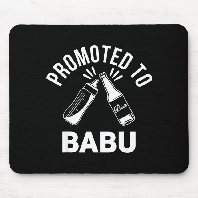 Alfombrilla De Ratón Funny New Grandpa Pregnancy Announcement Promoted  (Frente)