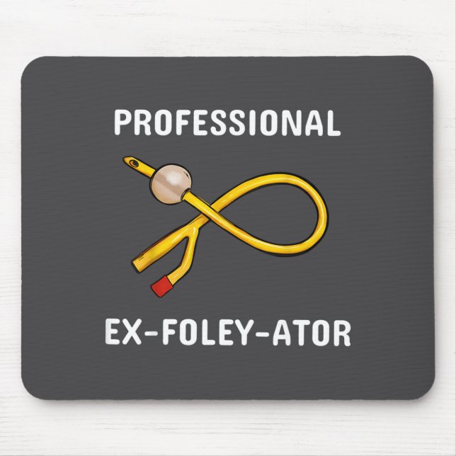 Alfombrilla De Ratón Funny Nurse Urology Crew T- Catheter Joke Student  (Frente)