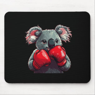 Alfombrilla De Ratón Funny Oso De Koala En El Anillo Con Guantes De Box