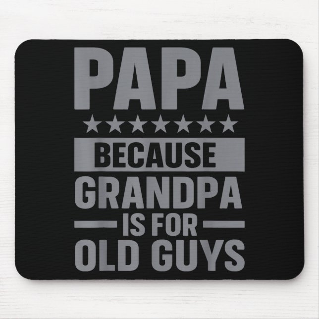 Alfombrilla De Ratón Funny Papa Art For Grandpa From Grandkids Father's (Frente)