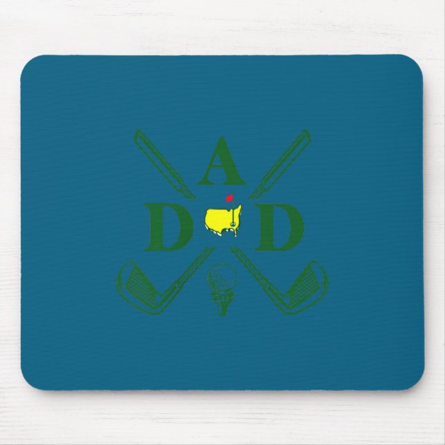 Alfombrilla De Ratón Funny Par Dad Golf Matching Golfing Quote Party Ck (Frente)