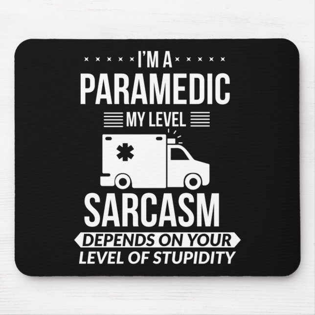 Alfombrilla De Ratón Funny Paramedic Emt Gift  (Frente)