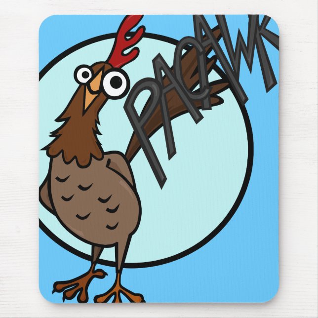 ALFOMBRILLA DE RATÓN FUNNY PERSONALIZADO CHICKEN MOUSE PAD (Frente)