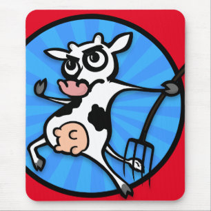 ALFOMBRILLA DE RATÓN FUNNY PERSONALIZADO COW MOUSE PAD