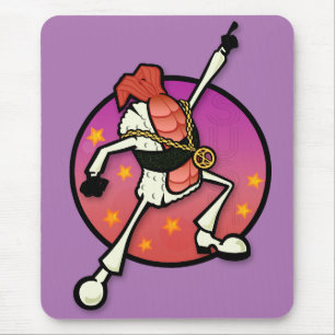 ALFOMBRILLA DE RATÓN FUNNY PERSONALIZADO DISCO SUSHI GRAPHI MOUSE PAD