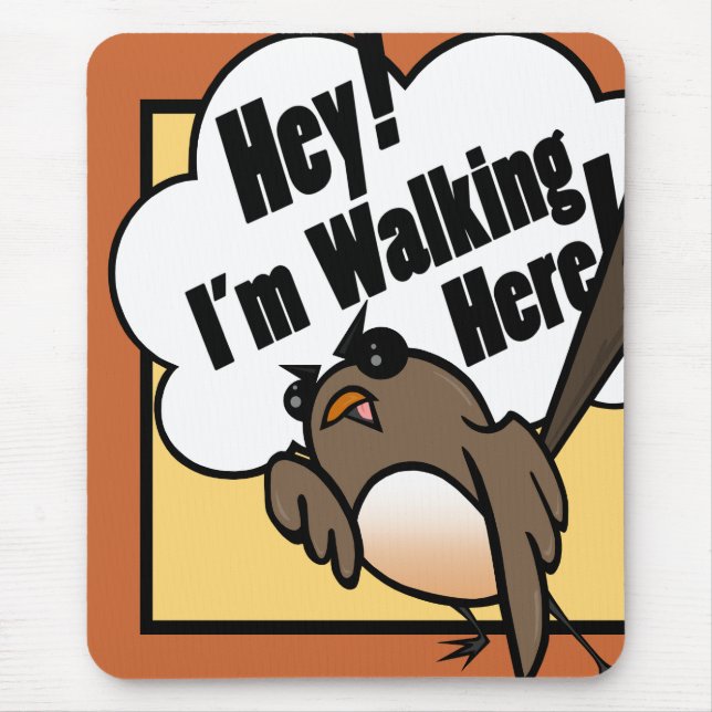 ALFOMBRILLA DE RATÓN FUNNY PERSONALIZADO ESTILO BIRD MOUSE PAD (Frente)