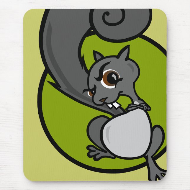 ALFOMBRILLA DE RATÓN FUNNY PERSONALIZADO SQUIRREL MOUSE PAD (Frente)