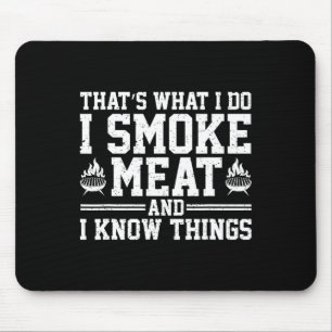 Alfombrilla De Ratón Funny Pitmaster I Smoat Bbq Smoker Grill