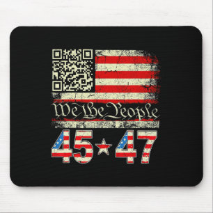 Alfombrilla De Ratón Funny presidente de Qr Trump 4547 Tee Trump