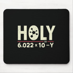 Alfombrilla De Ratón Funny Pun Holy Moly Avogadros Day Química Ciencia