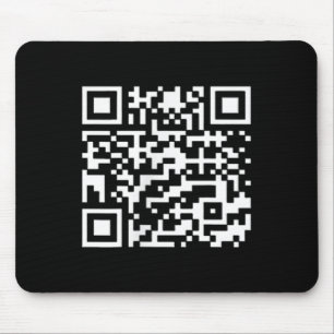 Alfombrilla De Ratón Funny Qr presidente Trump código de baile _1
