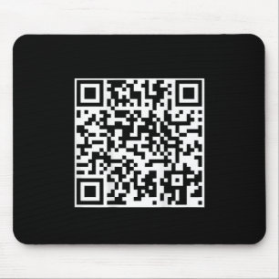 Alfombrilla De Ratón Funny Qr presidente Trump código de baile (atrás)